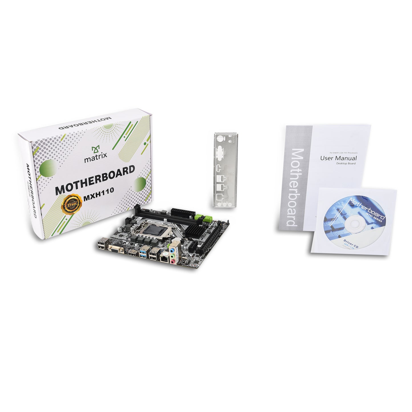 Matrix H110 Motherboard for 6th/7th Gen Intel i3/i5/i7