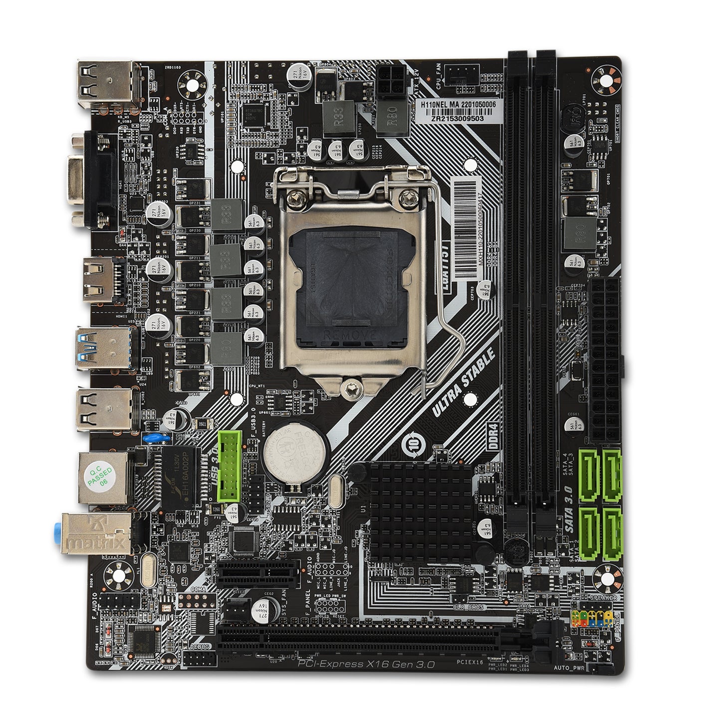 Matrix H110 Motherboard for 6th/7th Gen Intel i3/i5/i7
