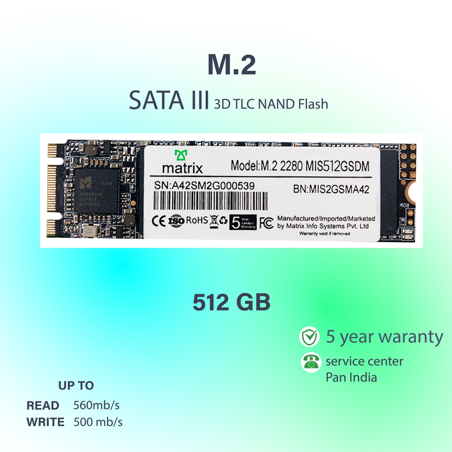 M.2 SSD 512GB
