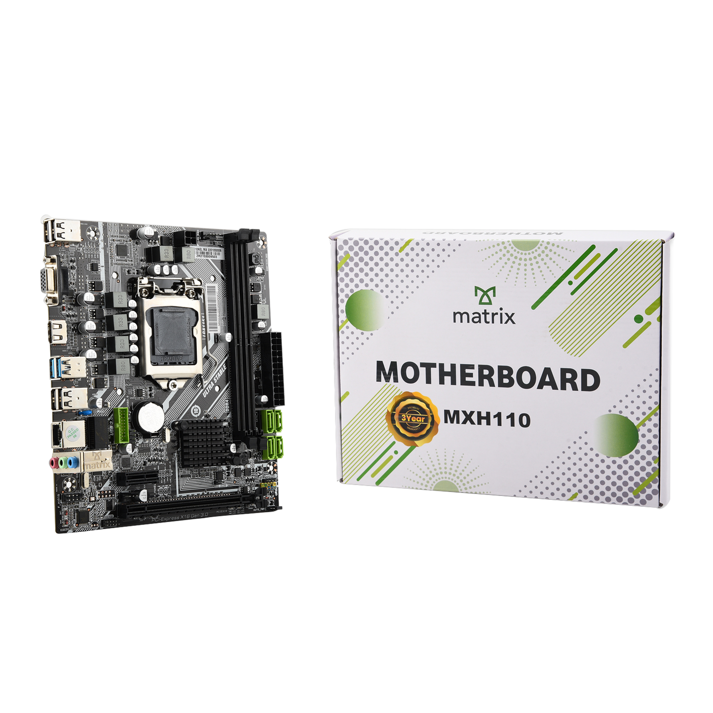Matrix H110 Motherboard for 6th/7th Gen Intel i3/i5/i7