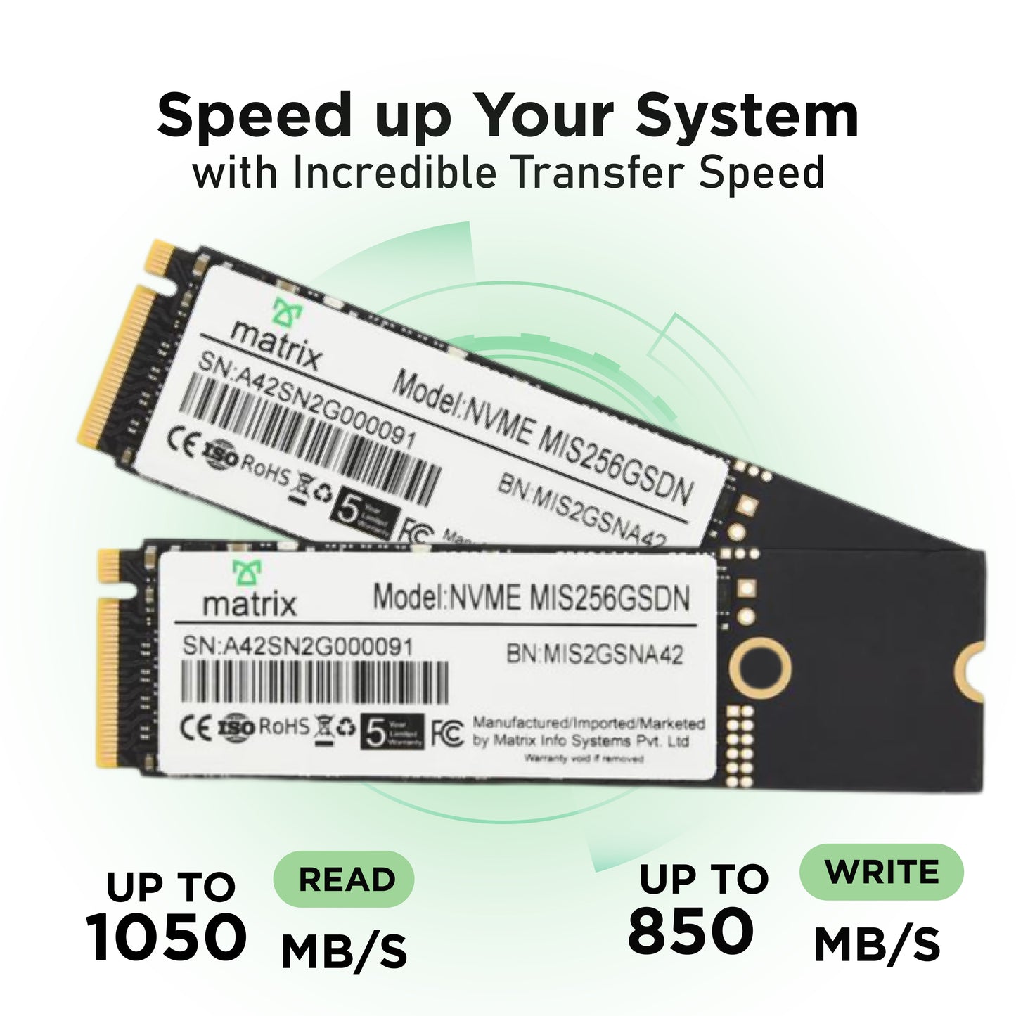 NVME SSD 256GB