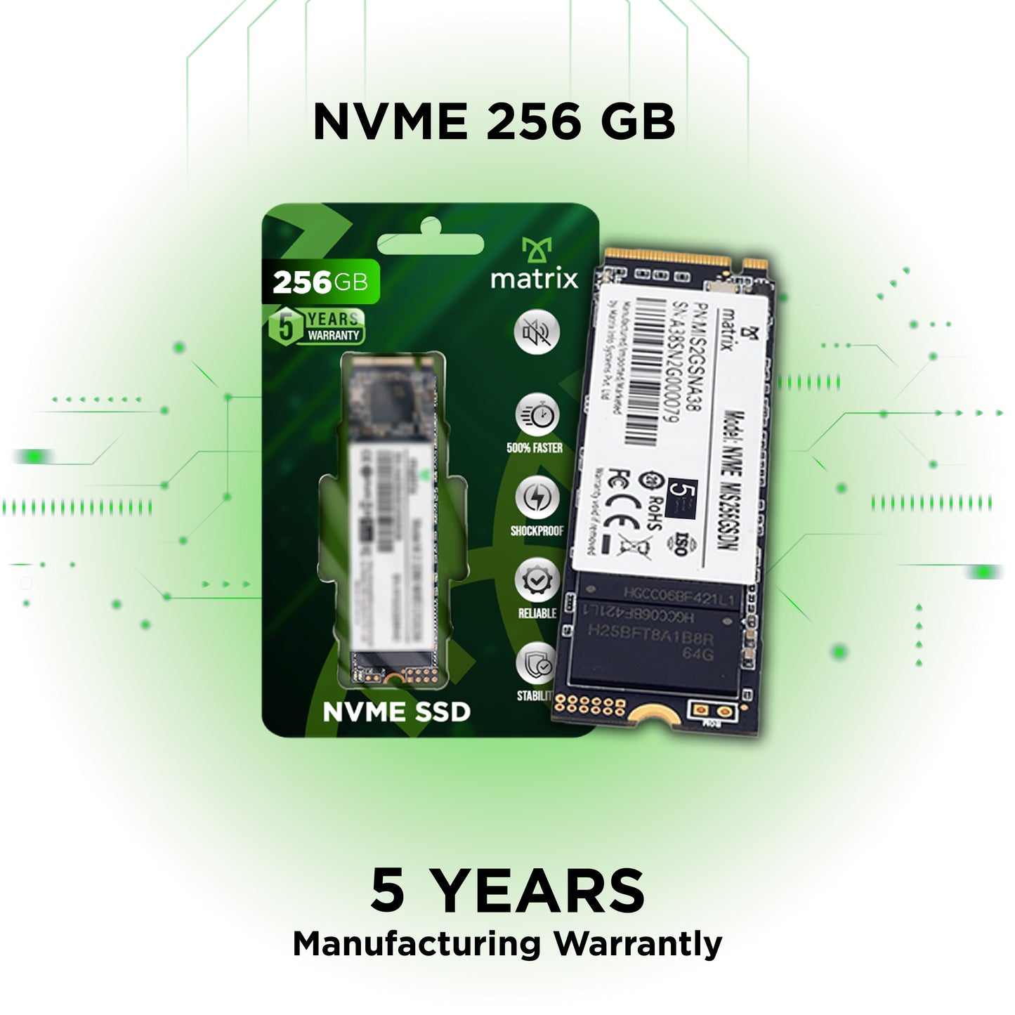 NVME SSD 256GB