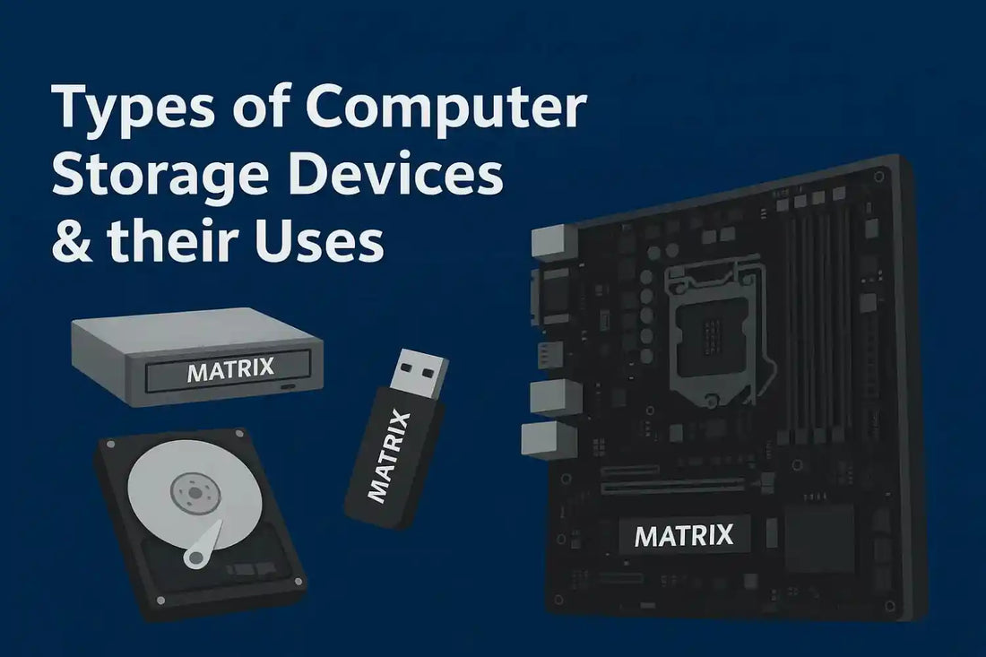 Types of Computer Storage Devices & their Uses