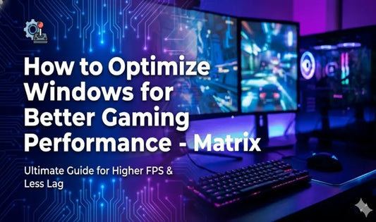 How to optimize Windows for better gaming performance with advanced PC settings, higher FPS, reduced lag, and a gaming desktop setup