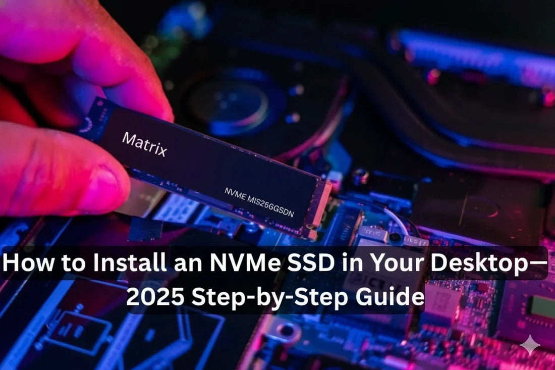 How to Install an NVMe SSD in Your Desktop –  Step-by-Step Guide