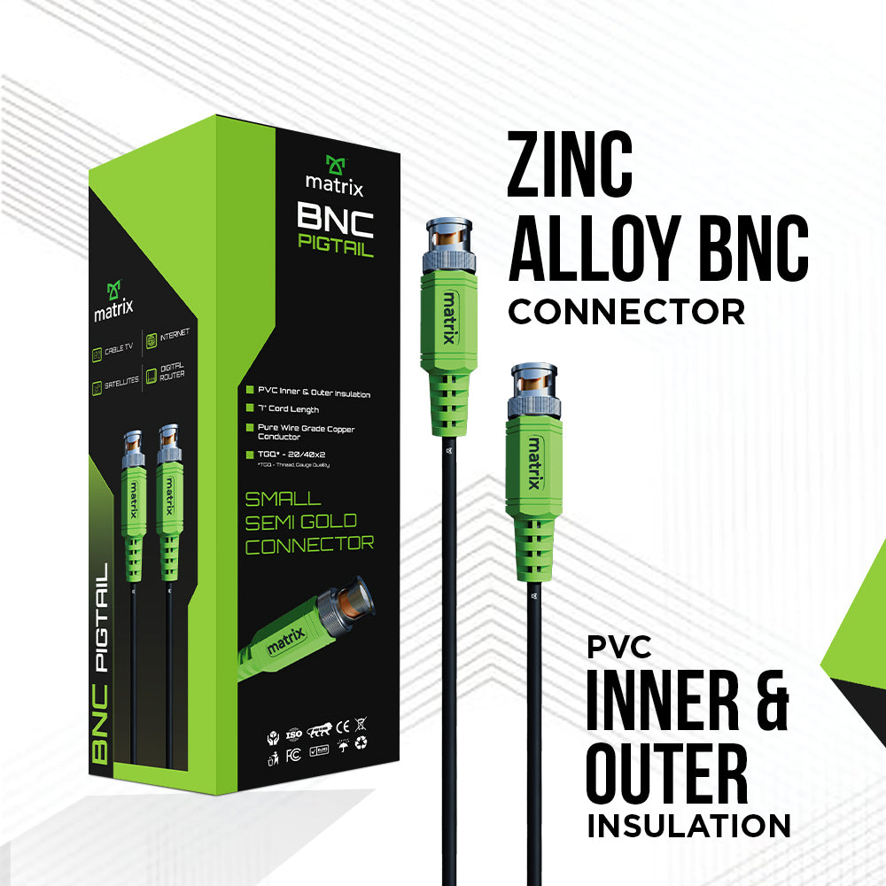 BNC Cable - Zinc