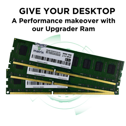 Matrix 8GB DDR3 1600MHz Desktop RAM