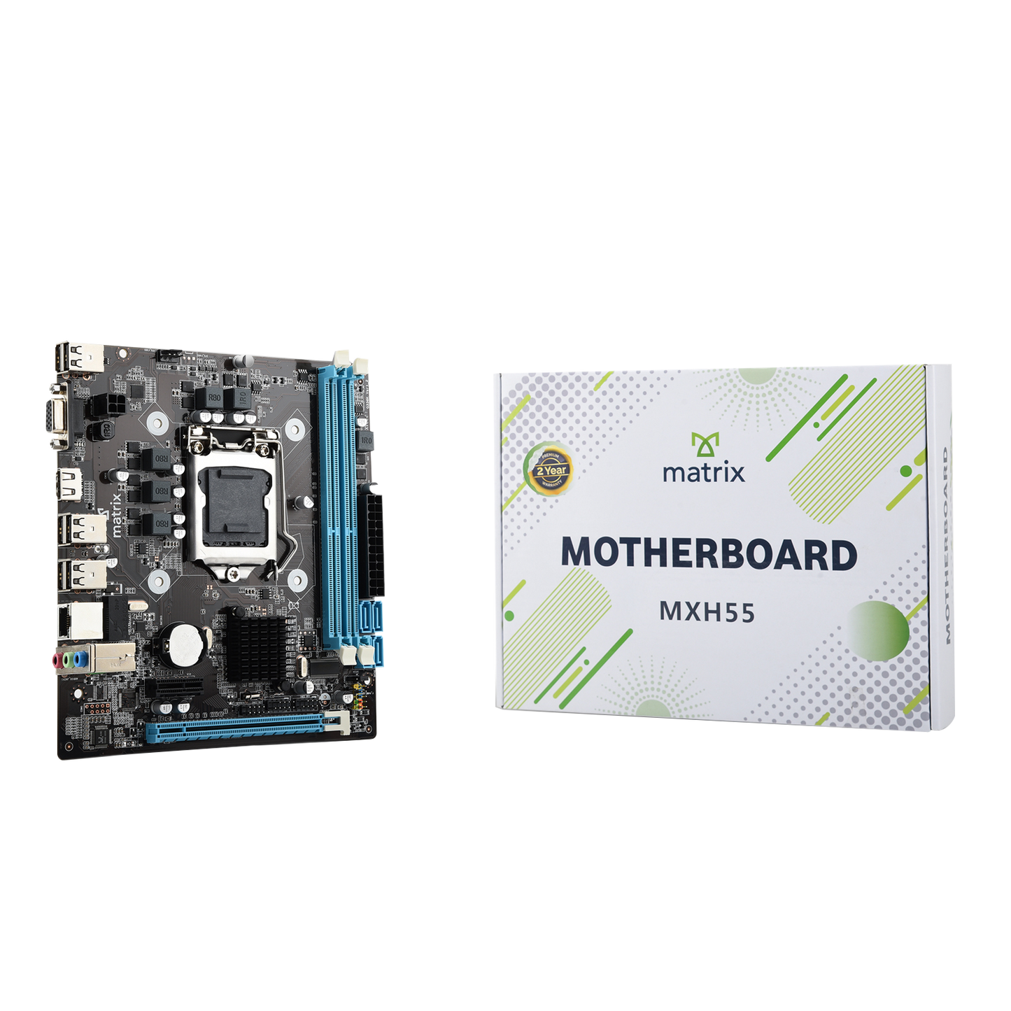 Matrix H55 Motherboard – Micro-ATX Architecture