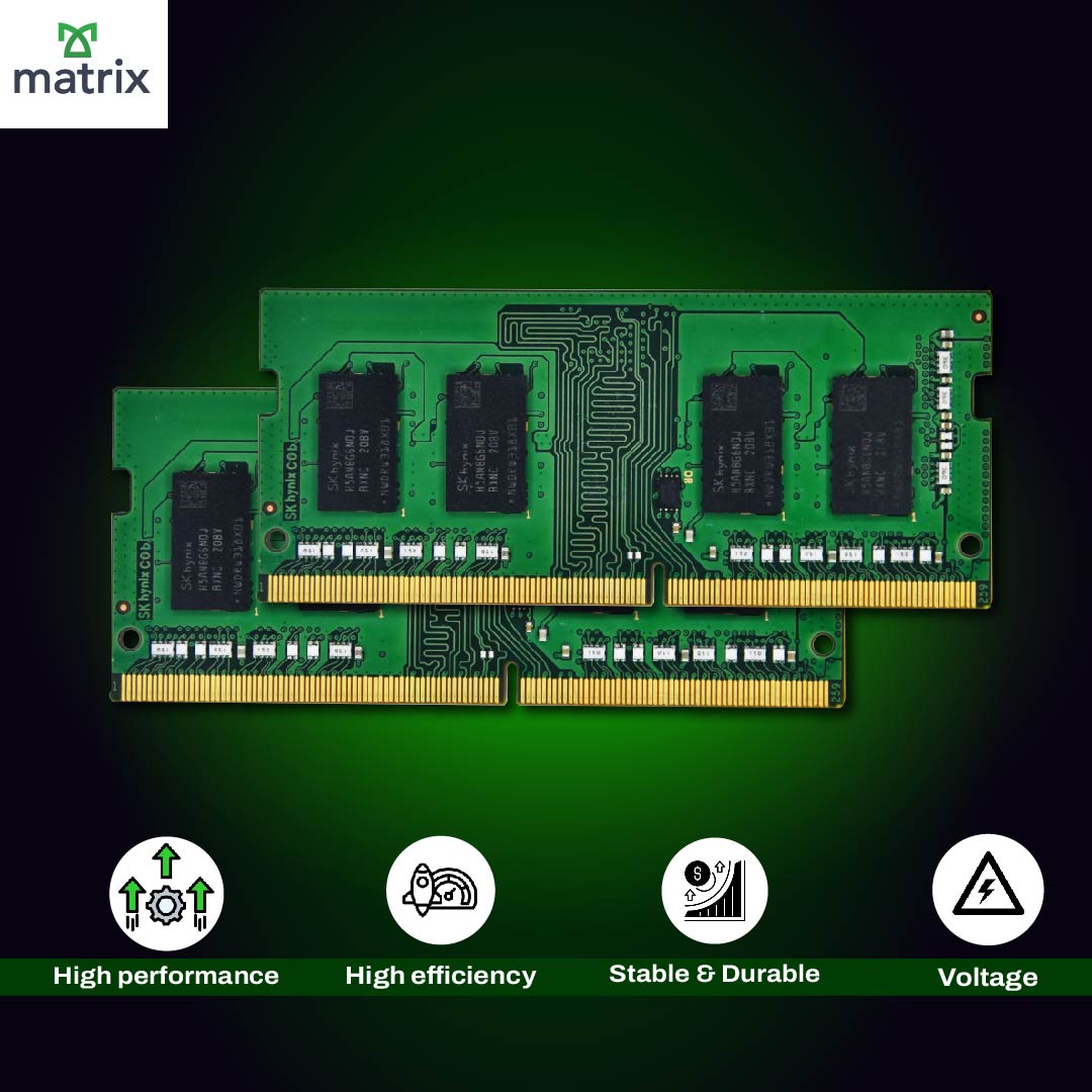 Ram Form Matrix Shop Matrix DDR4 4GB RAM for Laptop 2666MHz – Buy