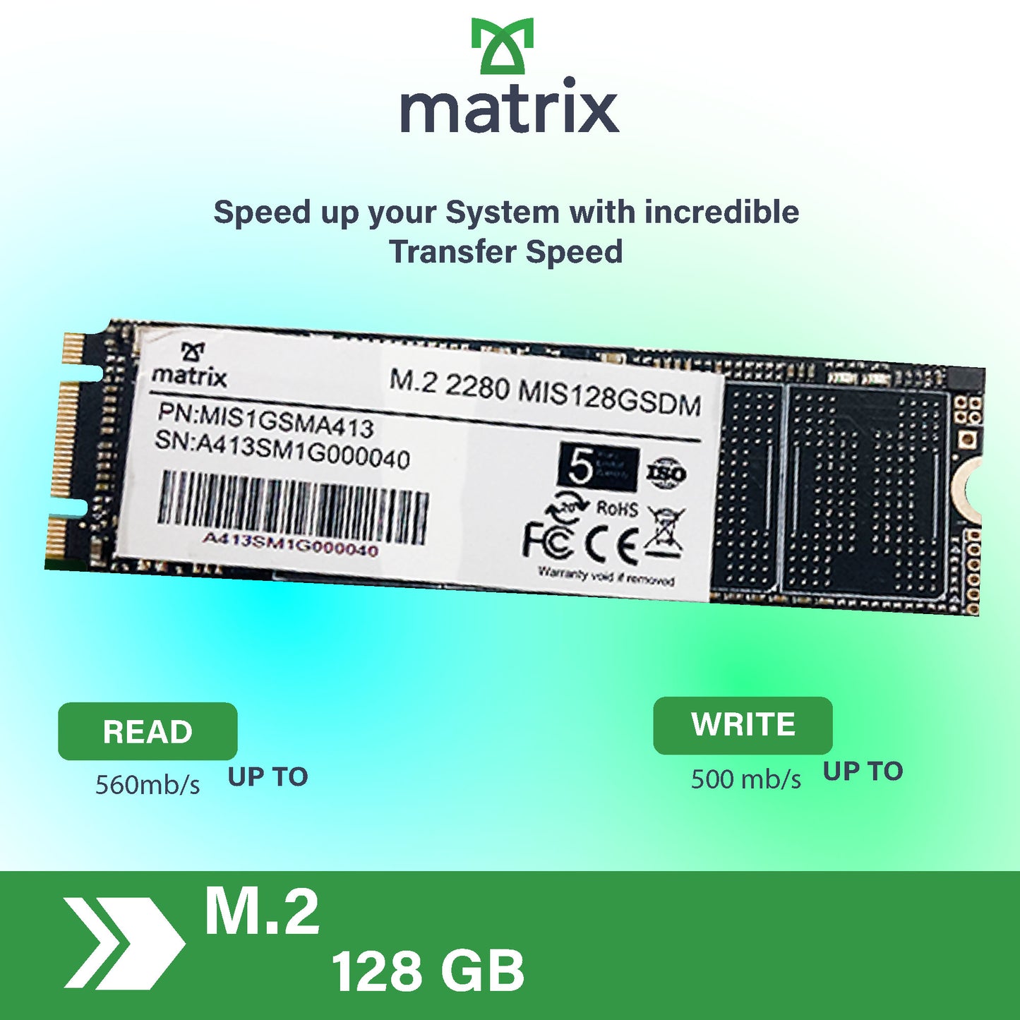 M.2 SSD 128GB